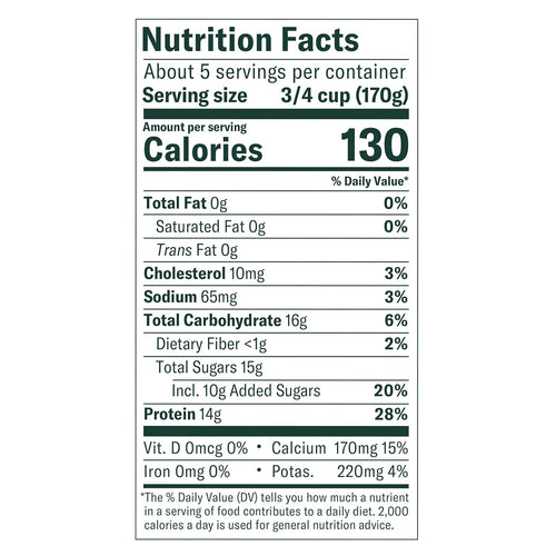 Chobani® Vanilla Blended Non-Fat Greek Yogurt 32oz